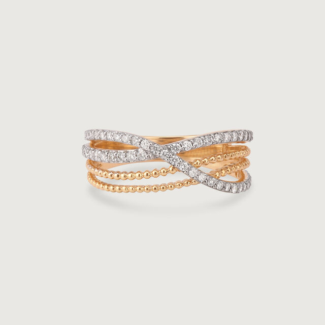 Infinite Shimmer 14KT Gold & Diamond Ring 3