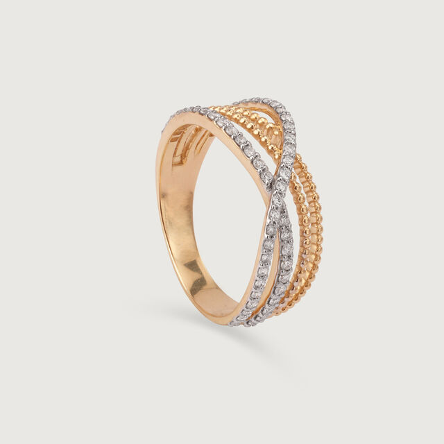 Infinite Shimmer 14KT Gold & Diamond Ring 4