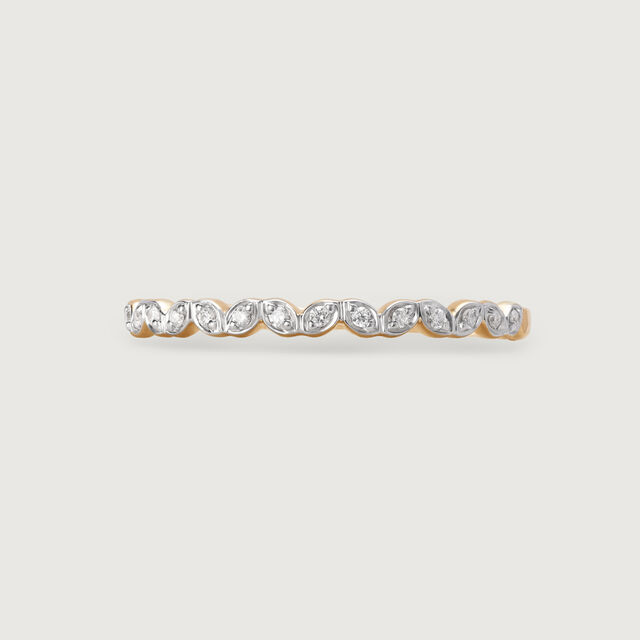 Aurora Arch 14KT Gold & Diamond Ring 3