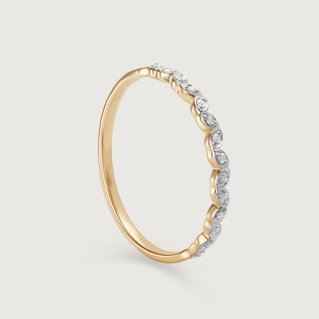Aurora Arch 14KT Gold & Diamond Ring 4