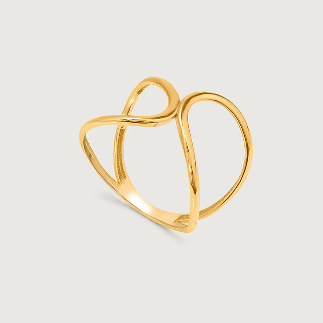 Entwined Elegance 18KT Gold Ring 4