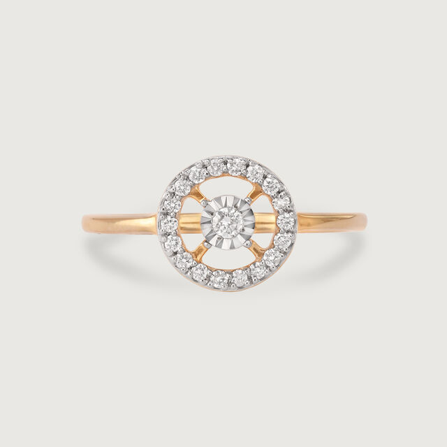 Eclat Floral 18KT Gold & Diamond Ring 3