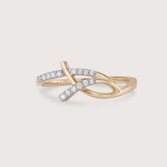Eternal Twist 14KT Gold & Diamond Ring 3
