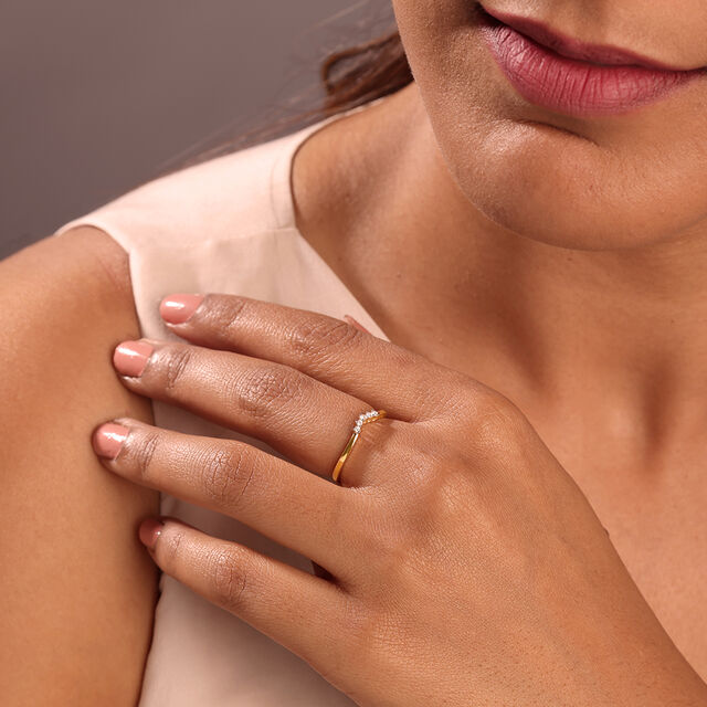 Harmony Heartbeat 14KT Gold & Diamond Ring 2