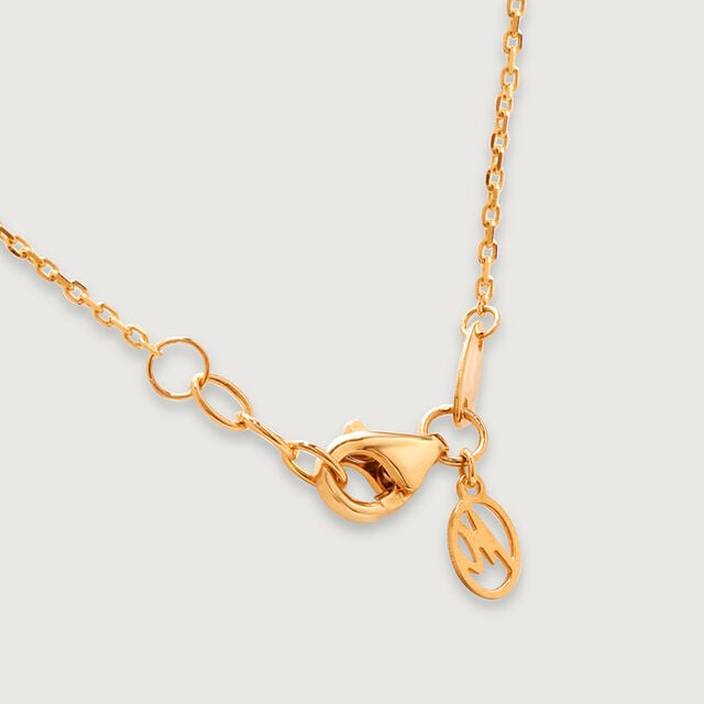 Serene Sway18KT Gold Pendant and Chain 6