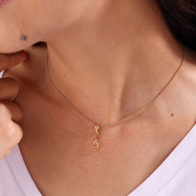 Melodic Mosaic 14KT Gold Pendant 2