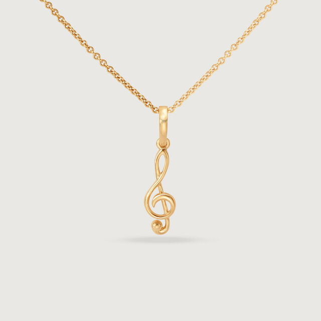 Melodic Mosaic 14KT Gold Pendant 4