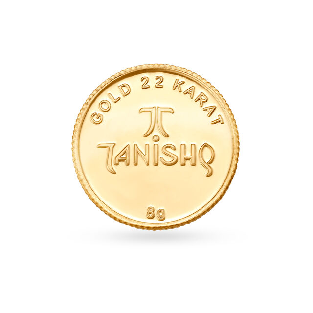 8 gram 22 Karat Gold Coin 