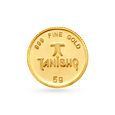 5 gram 24 Karat Gold Coin with Lakshmi Motif 2