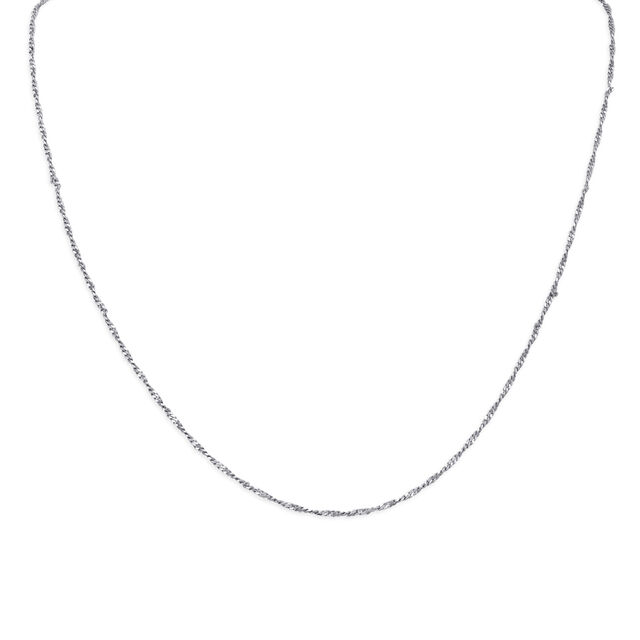 Lustrous Platinum Chain for Men