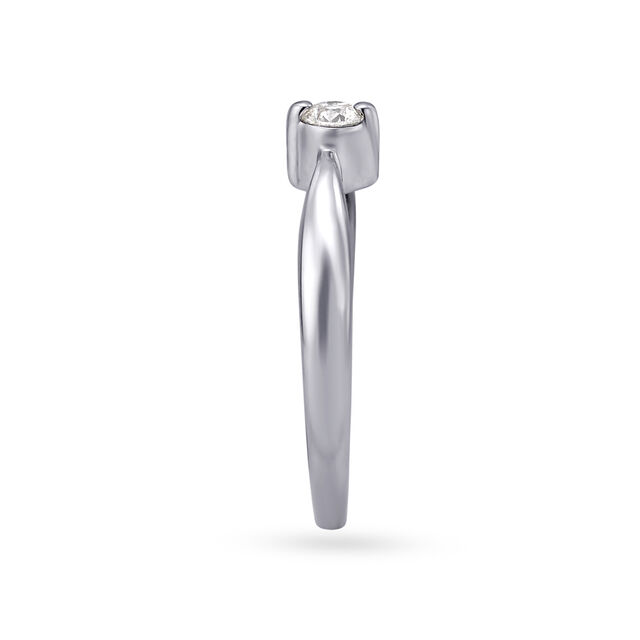 Sophisticated Platinum and Diamond Ring,,hi-res