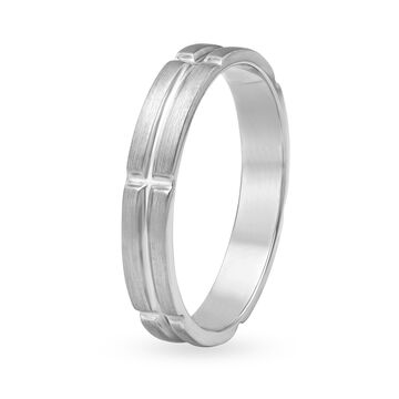Dazzling Platinum Ring for Men