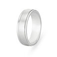 Sleek Minimalistic Platinum Ring for Men,,hi-res 