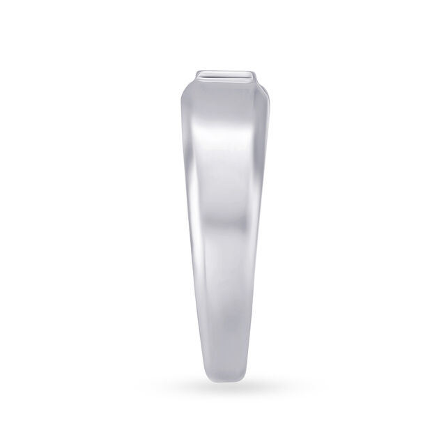 Classic 950 Pure Platinum And Diamond Finger Ring,,hi-res