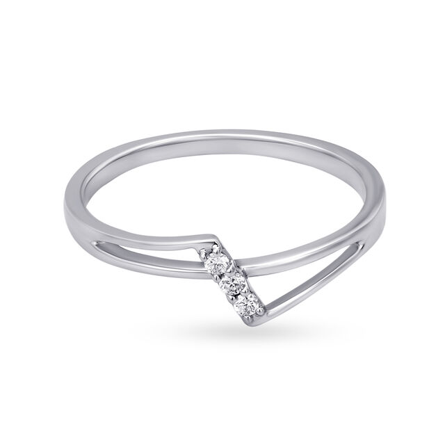 Tasteful 950 Platinum Diamond Trio Ring,,hi-res