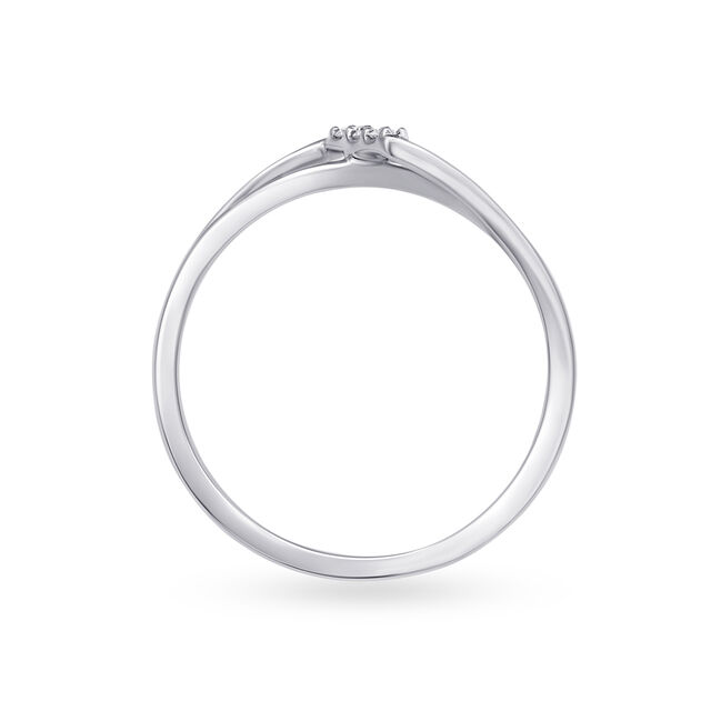 Tasteful 950 Platinum Diamond Trio Ring,,hi-res