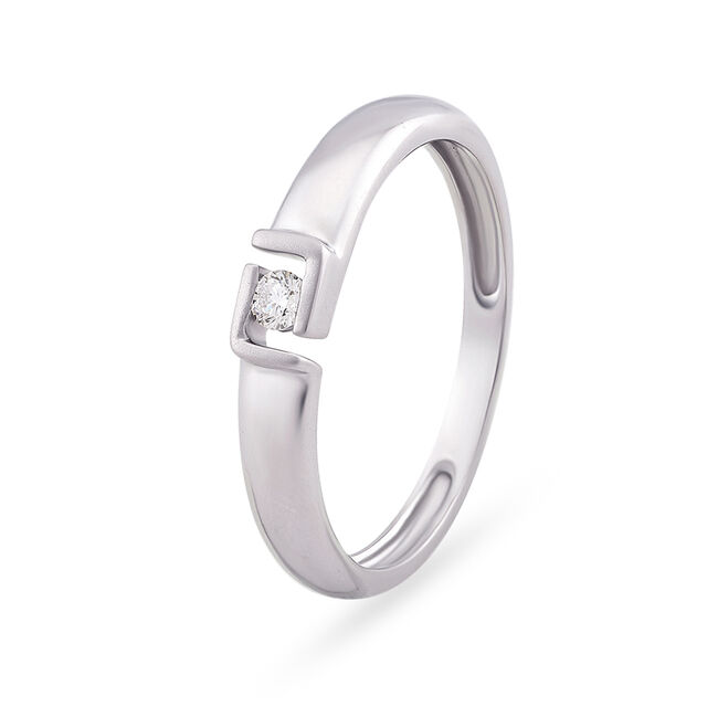 Buy Splendid Platinum Ring at Best Price Tanishq US
