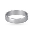 Sophisticated Textured Platinum Ring for Men,,hi-res 2