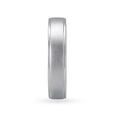 Sophisticated Textured Platinum Ring for Men,,hi-res 3