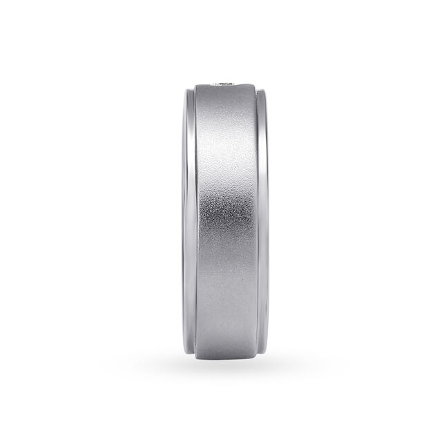 Handsome 950 Pure Platinum And Diamond Finger Ring