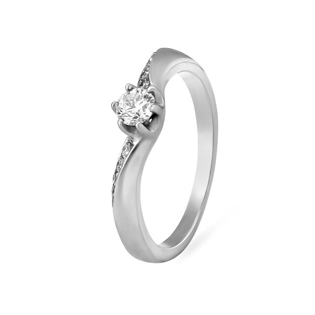 950 Platinum and Diamond Ring