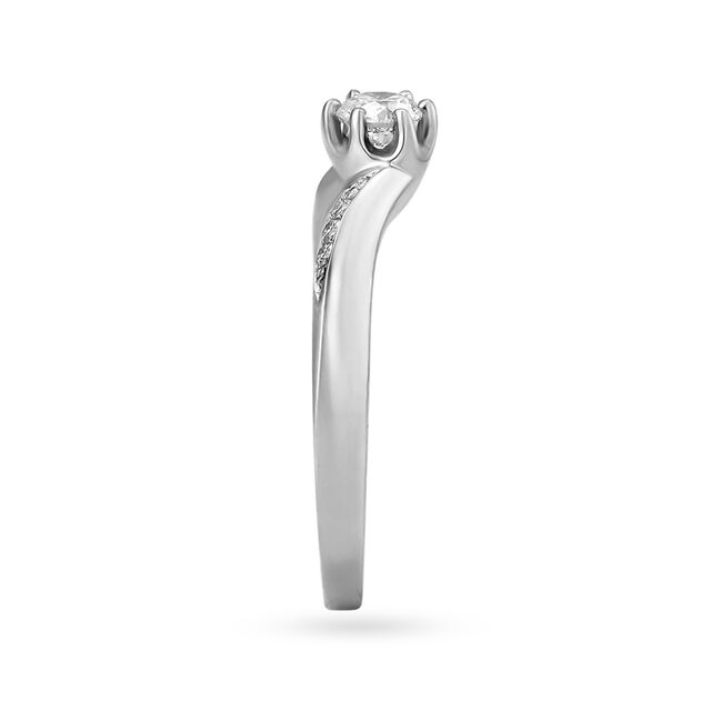 950 Platinum and Diamond Ring