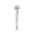 Romantic 950 Platinum And Diamond Heart Ring,,hi-res 3
