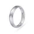 Minimalistic Platinum Finger Ring for Men,,hi-res 