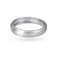 Minimalistic Platinum Finger Ring for Men,,hi-res 2