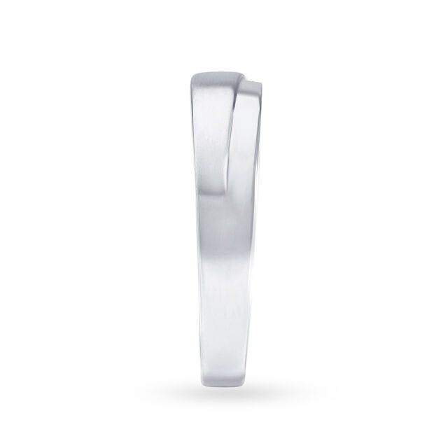 Classy Wrap Platinum Ring for Men,,hi-res