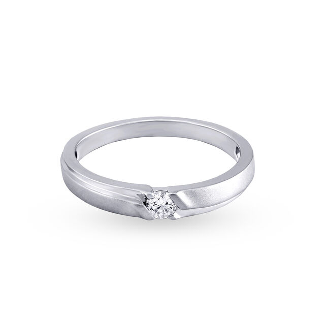 Tanishq Platinum Finger Ring