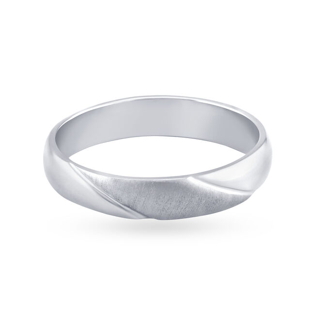 Tanishq His Guiding Presence Men's Platinum Finger Ring,,hi-res 3