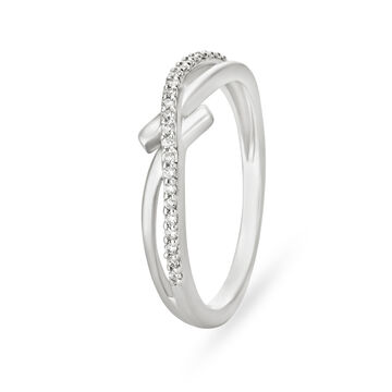 Romantic 950 Pure Platinum And Diamond Finger Ring