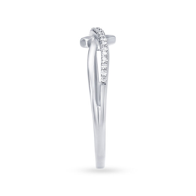 Romantic 950 Pure Platinum And Diamond Finger Ring,,hi-res