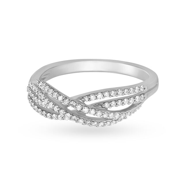 Luxe 950 Pure Platinum And Diamond Finger Ring,,hi-res 3