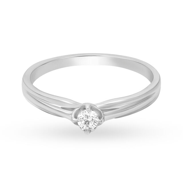 Timeless 950 Karat Platinum And White Gold Finger Ring,,hi-res 2