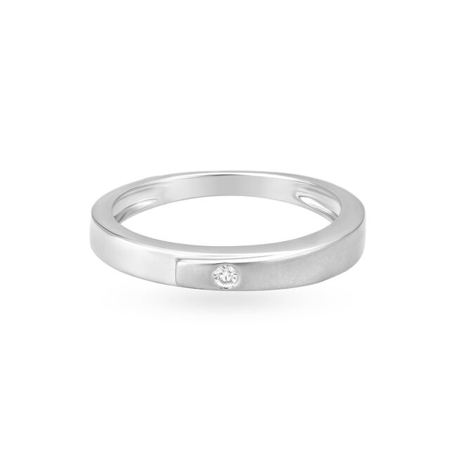 Immaculate 950 Platinum And Diamond Finger Ring 2