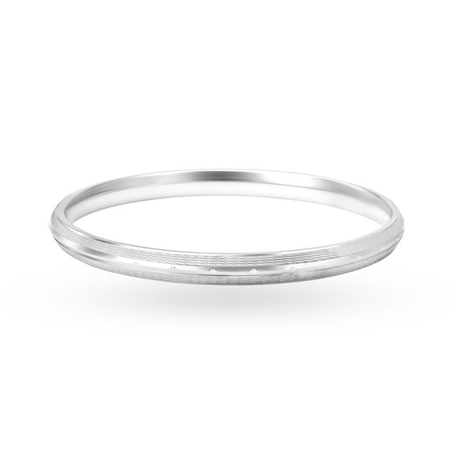 Charming Platinum Kada for Men 