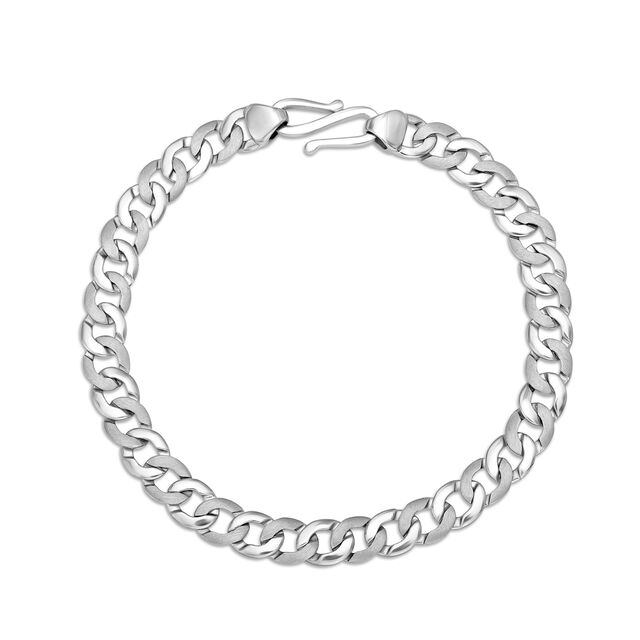 Striking Platinum Bracelet for Men,,hi-res 