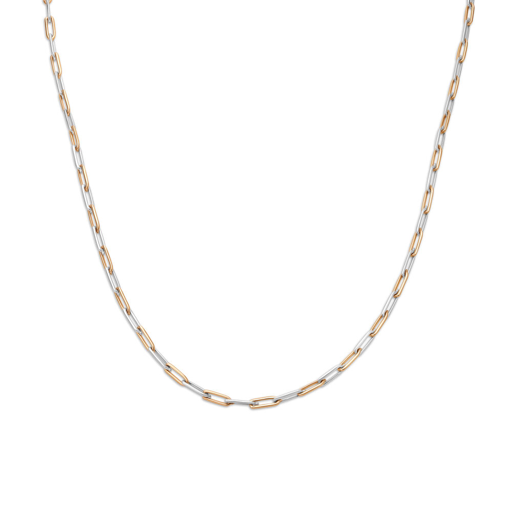 Gold chain with platinum store