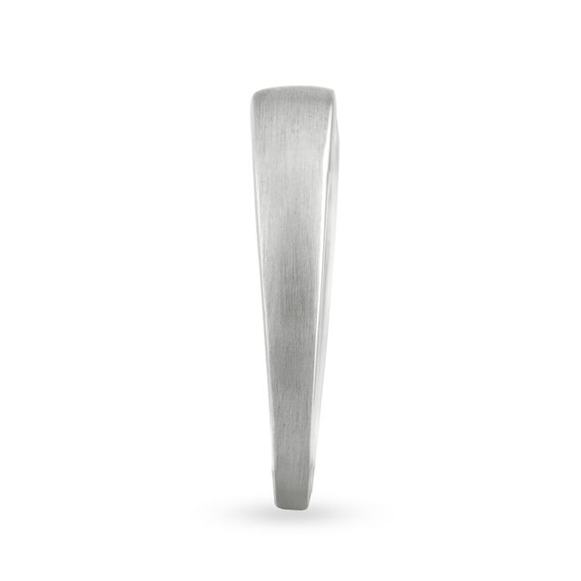 Elegant 950 Platinum Textured Band Ring,,hi-res