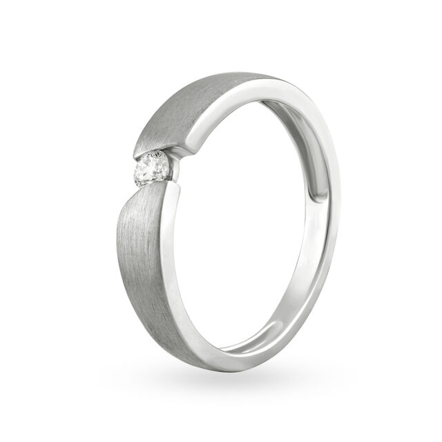 Classic 950 Platinum Sleek Band Ring,,hi-res