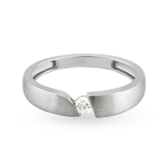 Classic 950 Platinum Sleek Band Ring,,hi-res