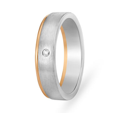 Irresistible 95 Platinum And Rose Gold Finger Ring