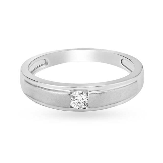 Ageless 950 Pure Platinum And Diamond Finger Ring
