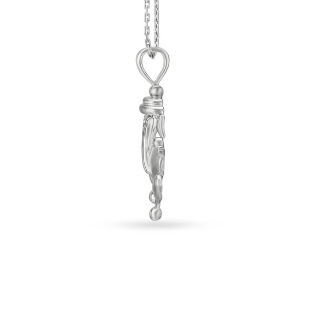 Single Stone Lord Ganesha Diamond Pendant 2