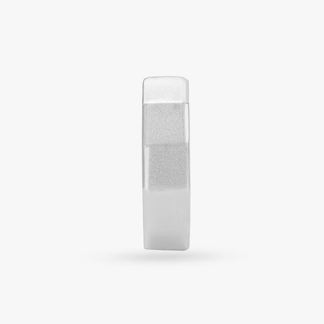 Stylish White Platinum Finger Ring For Men