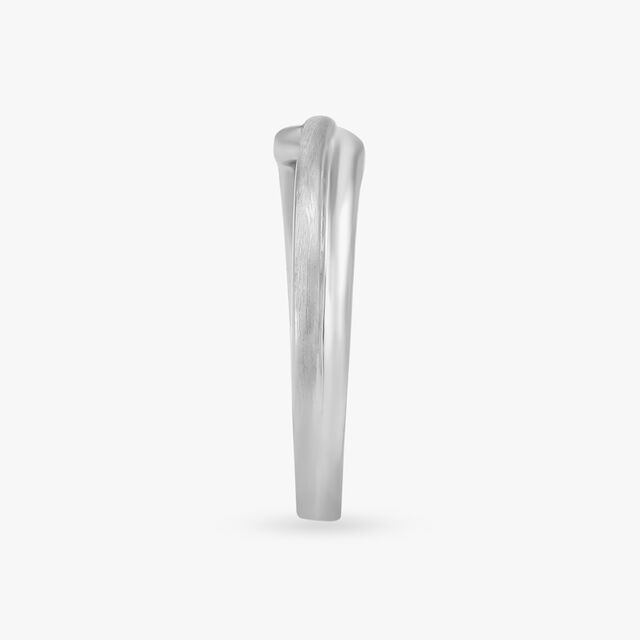 Dual-Finish Modern Ring