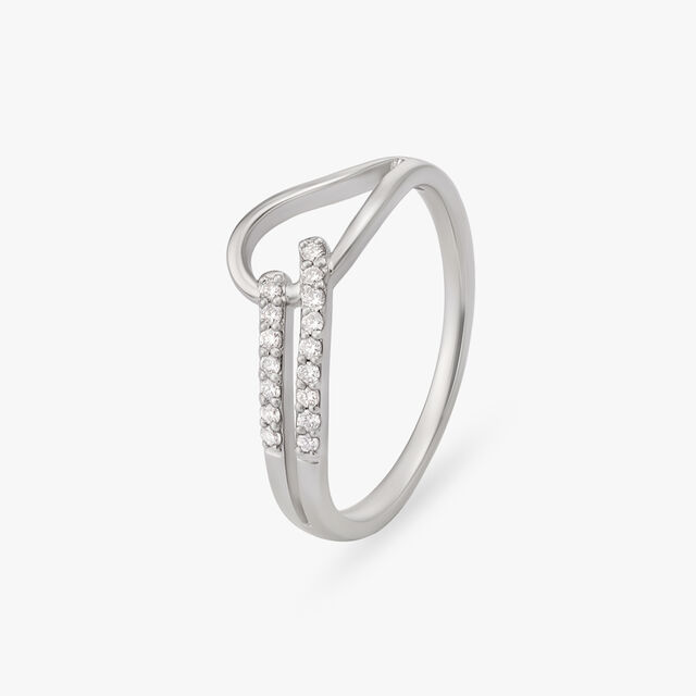 Contemporary Reverie Platinum Ring 