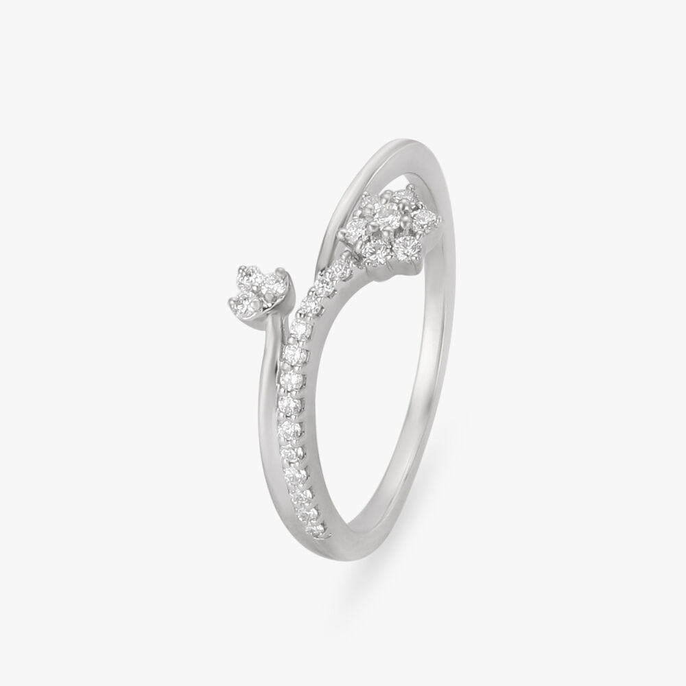 Buy Elegant Platinum Engagement Ring at Best Price Tanishq US